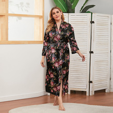 Plus size Silk Dress Women Sleepwear Home Dresses ����z˯��