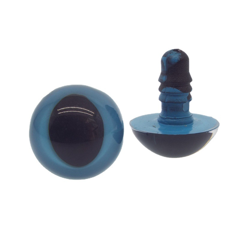 Colorido cristal gato ojo muñeca accesorios muñeca pupila DIY ojos de plástico oval resina cacao ojo cuentas