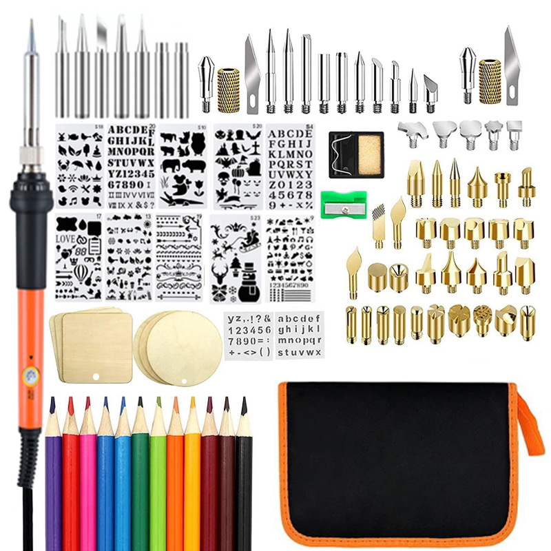 木材燃烧工具,可调节温度200~450°C适用于压花/雕刻/焊接