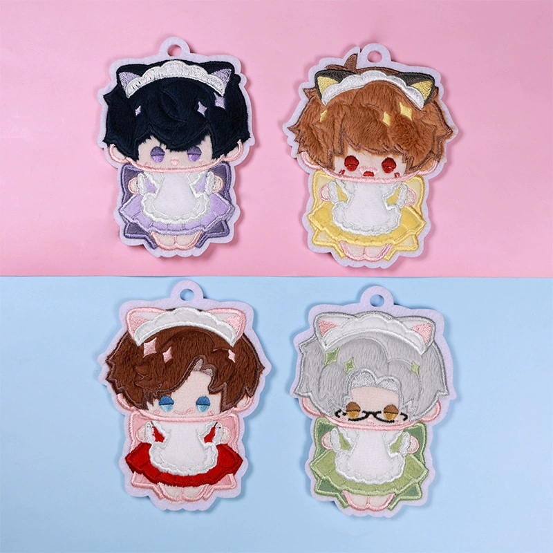 Плюшевая кукла-знаменитость с большой головой, брелок-подвеска с вышитой нашивкой, плюшевый брелок-печенье, милый и забавный аксессуар для сумки, с возможностью индивидуализации.