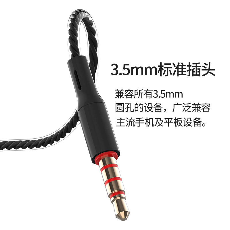 Auriculares con cable 3,5 agujero redondo universal macaron color teléfono móvil auriculares con control de cable con micrófono auriculares deportivos en la oreja