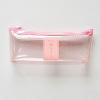 Transparent cute fresh capacious pencil case for elementary school students, internet celebrity