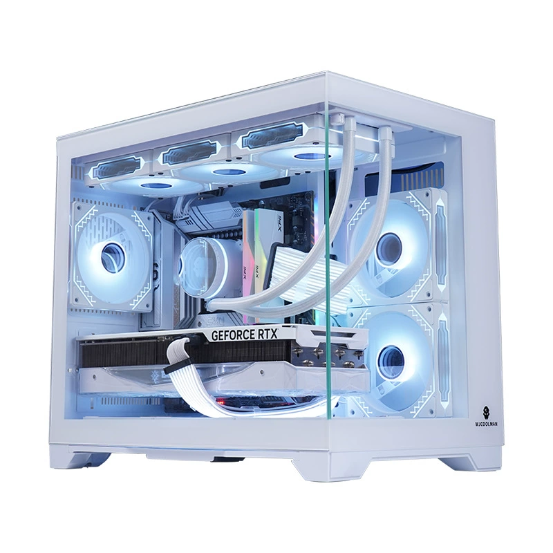 Корпус PC Holy Brave «Sea View Room», mATX, боковое прозрачное окно, водяное охлаждение 360 мм, тематические панели