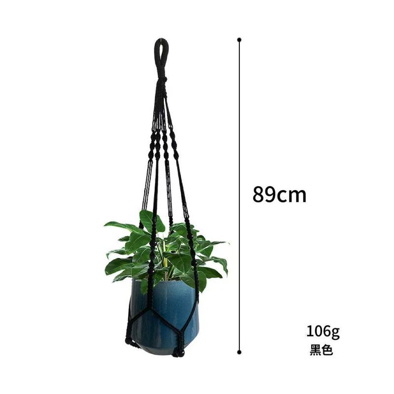 花盆吊篮网兜  DIY创意棉绳花盆悬挂装饰吊绳吊篮 悬挂植物网兜|undefined
