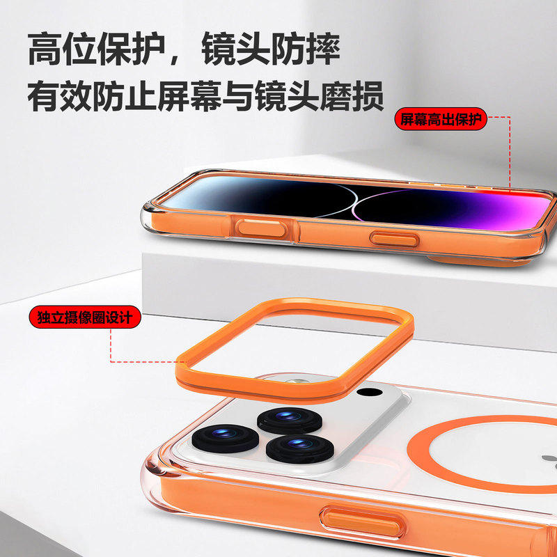 适用苹果17pro max Air磁吸C口型气囊手机壳2.0板材iphone保护套|undefined