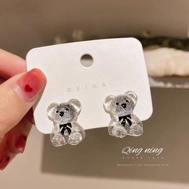Cute acrylic summer small design earrings
