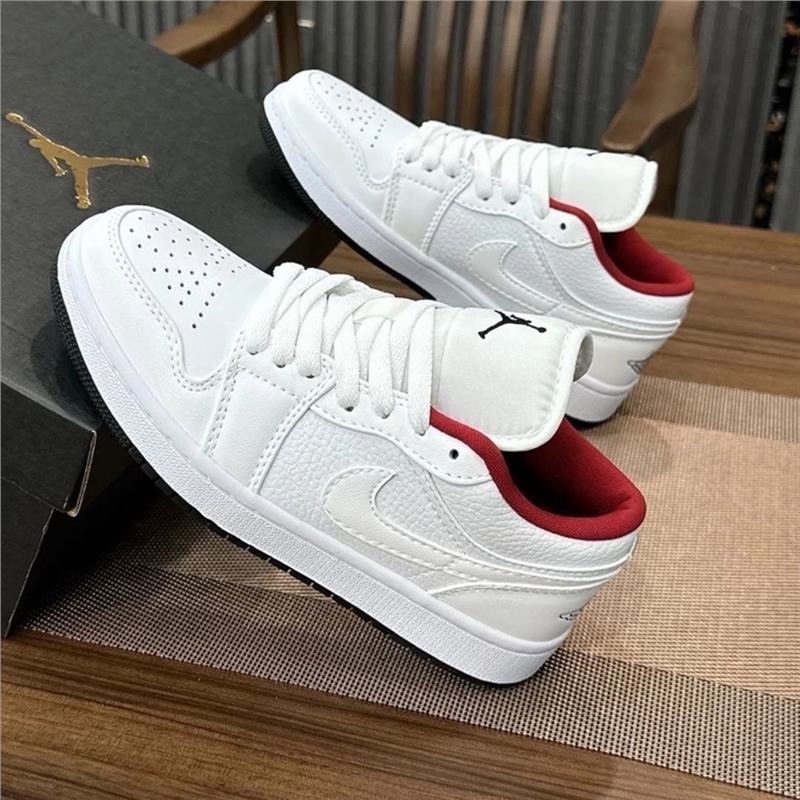 흰색과 빨간색(고무 솔리드 아웃솔 마찰음 중앙 에어쿠션 충전재)