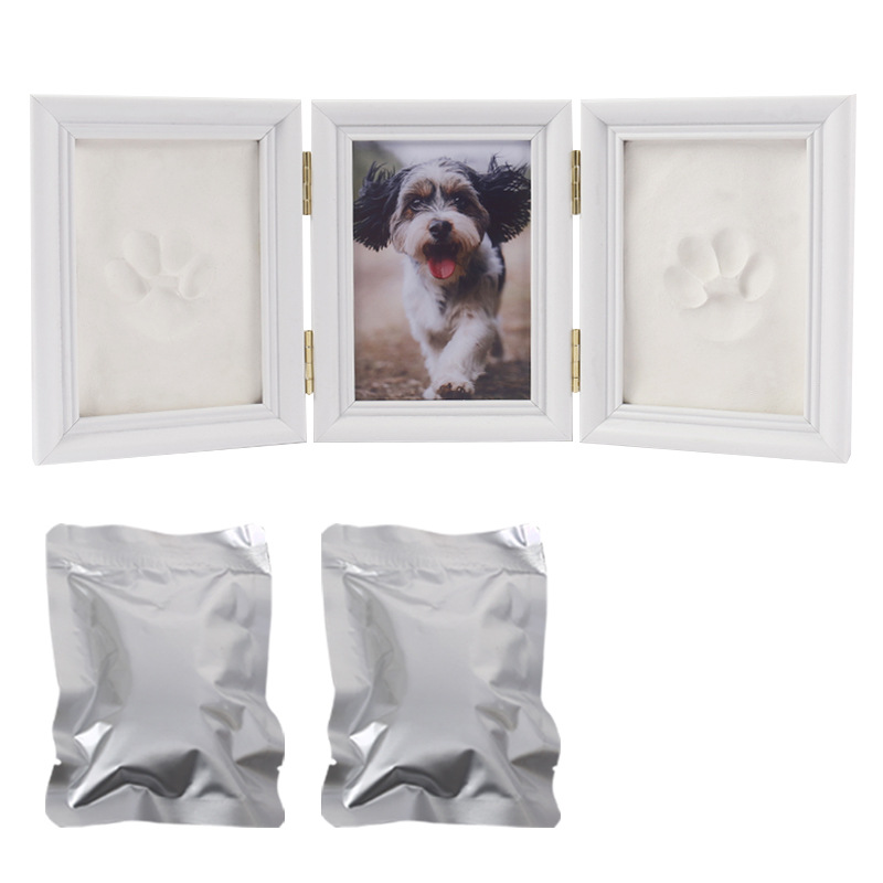 흰색 프레임 흰색 점토