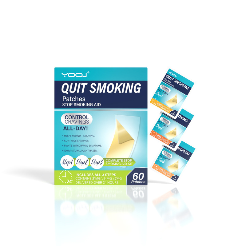 跨境爆款戒烟辅助三合一男女舒缓烟瘾戒烟贴QUIT SMOKING PATCHES|undefined
