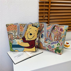 メーカーの卸売りネットの赤い生放送の刺繍のミッキーの熊のウサギのカバンのレジャーの出勤するショルダーバッグの大容量の女性のカバン