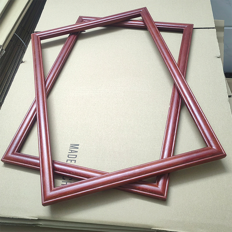 Customized New Year's Red Photo Frame Solid Wood Photo Frame Multi-Functional Wooden Frame Photo New Year's Picture Frame Commemorative Frame Decorative Picture Frame