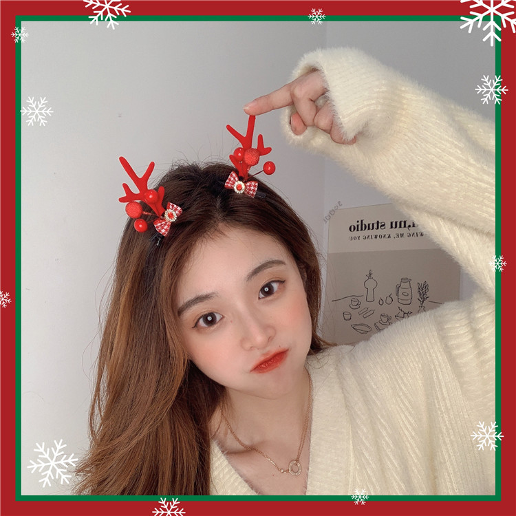 55g Weight Christmas Festival Women's Gender Cute Style Cute Women's Hair Clips 3