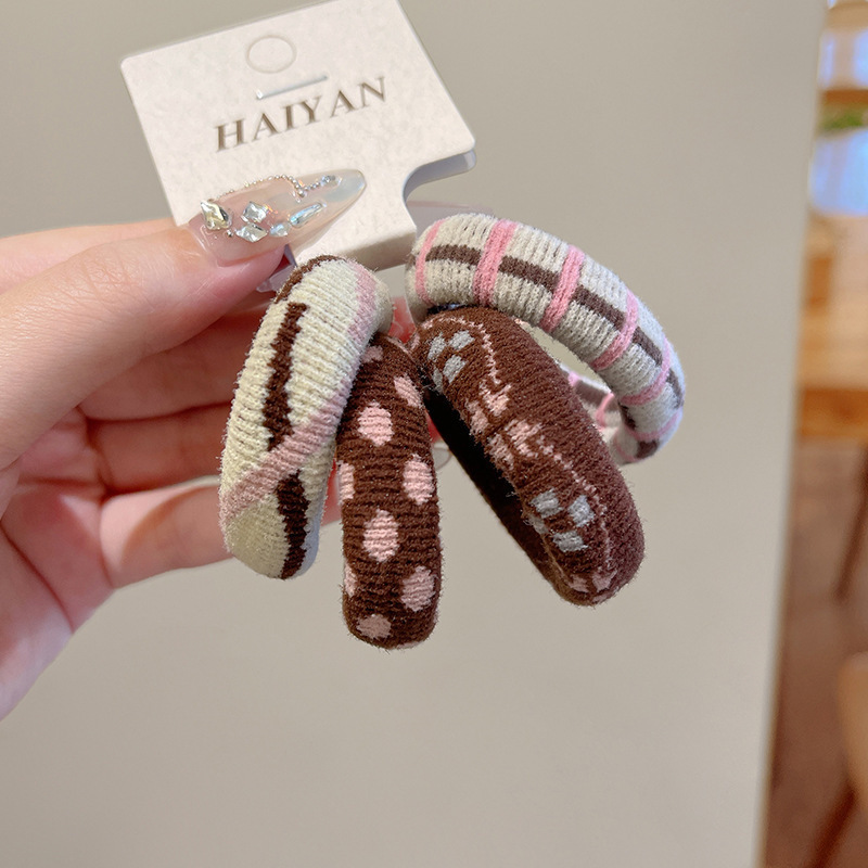 Coletero elástico sencillo de nuevo estilo 2026, banda para el pelo pequeña sin costuras para mujer, suave para el cabello, sujetador de cola de caballo.