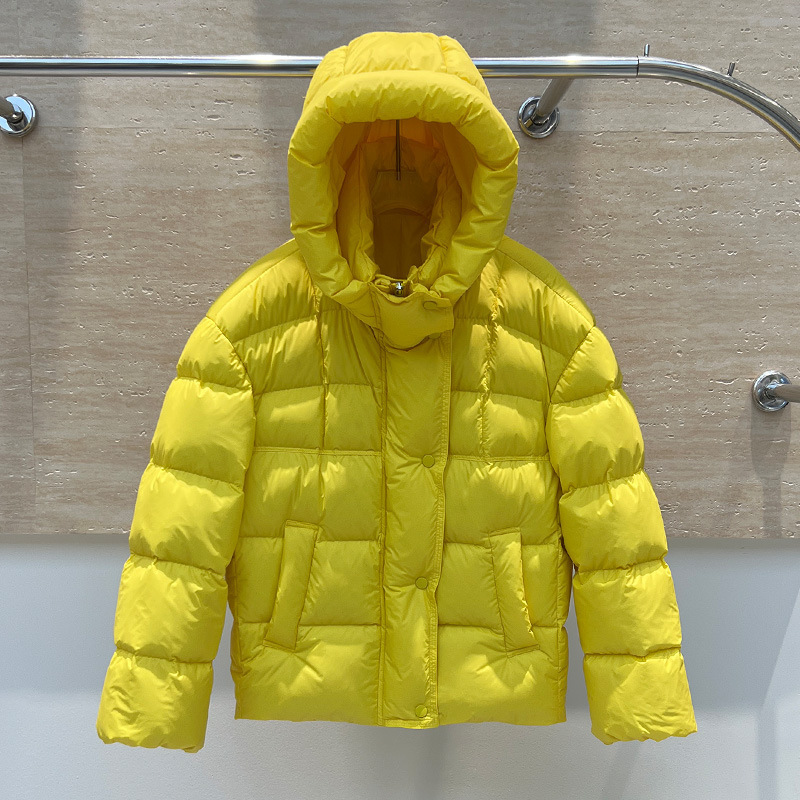 2025冬季新款泡芙羽绒服女短款加厚韩版连帽小个子面包服保暖外套|undefined