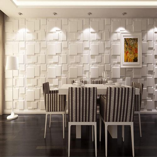 Wholesale 3D stereoscopic wall panels live broadcast background wall PVC wallpaper waterproof 3D wall panels cross-border