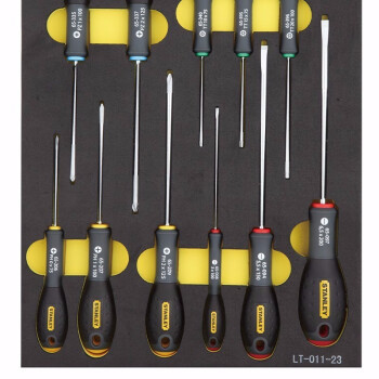 스탠리 11종 세트 3색 손잡이 드라이버 공구 홀더 LT-011-23