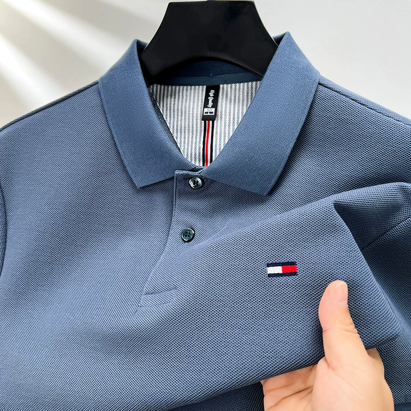Summer cotton elite short sleeve T-shirt, polo, 100% cotton