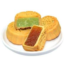 传统广式迷你小月饼混合口味水果/五仁/叉烧/牛肉休闲小零食糕点