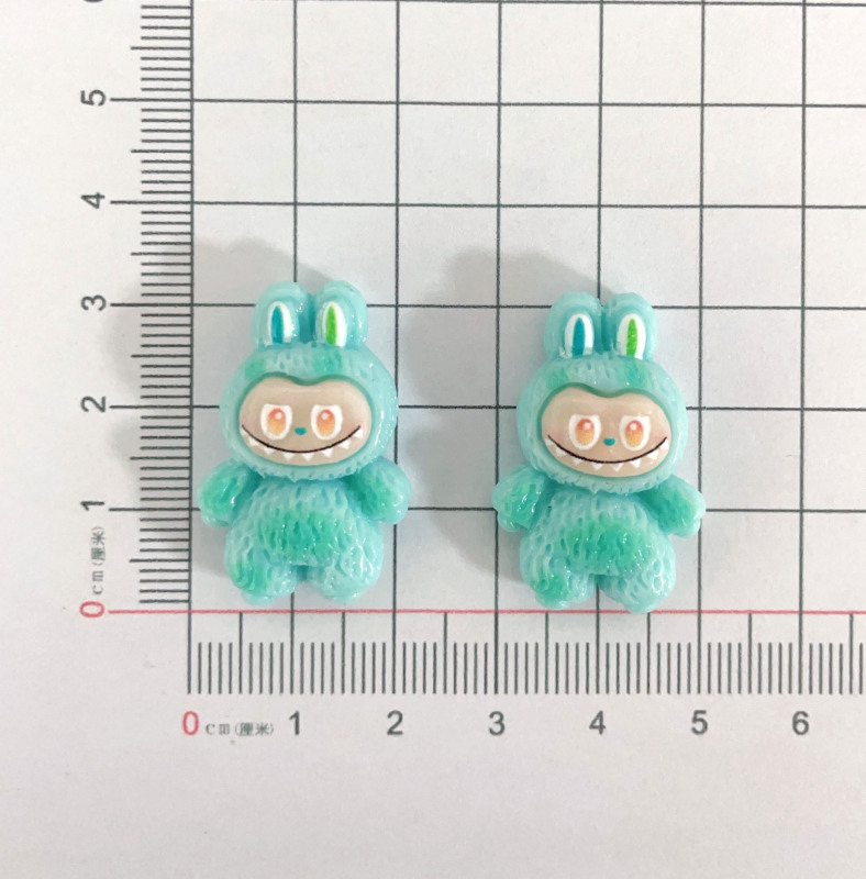 新しい漫画ぬいぐるみテクスチャラブ樹脂アクセサリー diy クリーム接着剤手作りパッチ携帯電話キーホルダーぶら下げ|undefined