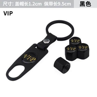 Car Anti-Theft Valve Cap, Personalized Tire Valve Core Cover, Vacuum Tire Metal Valve Anti-Deflation Universal Type (valve) - leather-buckle-valve-cap-vip