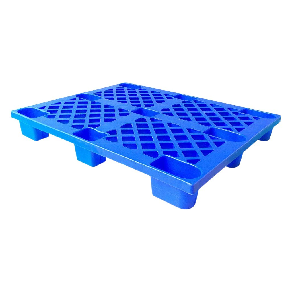 Сетка односторонний девятиногий пластиковый поддон склад влагостойкая платформа вилочный погрузчик поддон логистическая подставка утолщенный пластиковый поддон