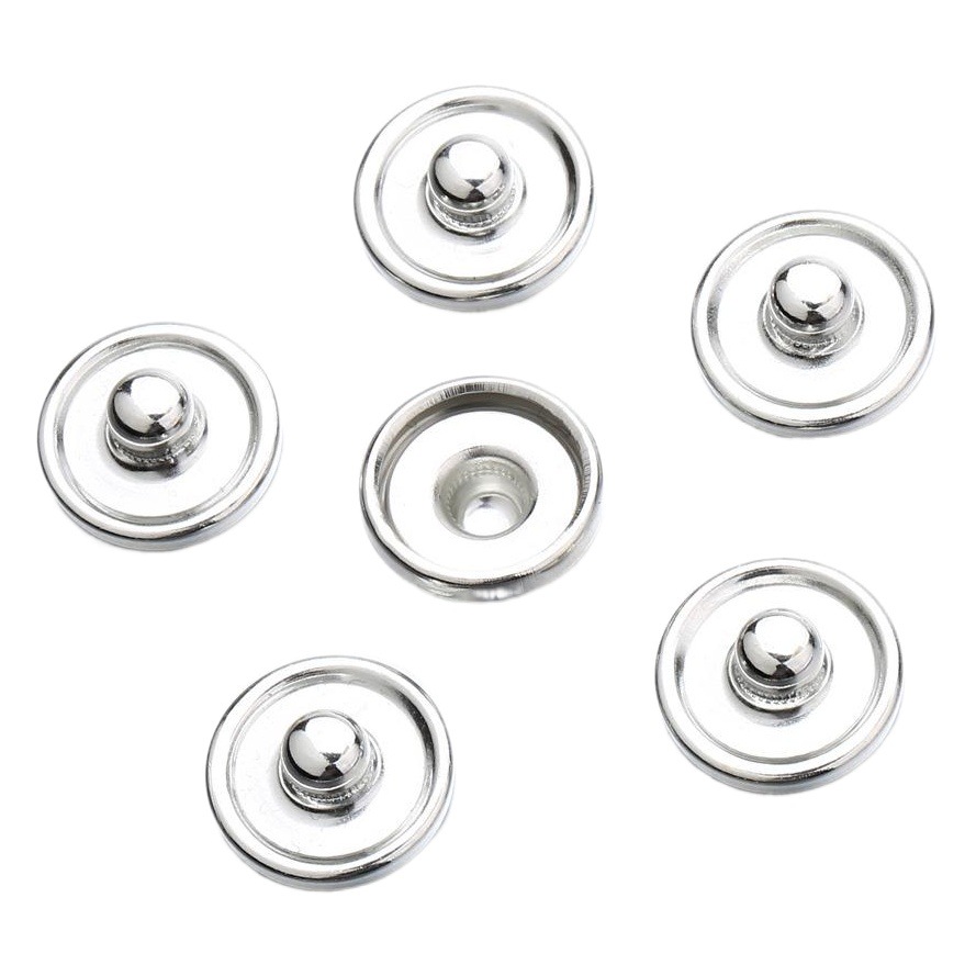 DIY accesorios de la hebilla de la joyería diámetro exterior 12MM 18mm 20mm Snap Button ribete botón base