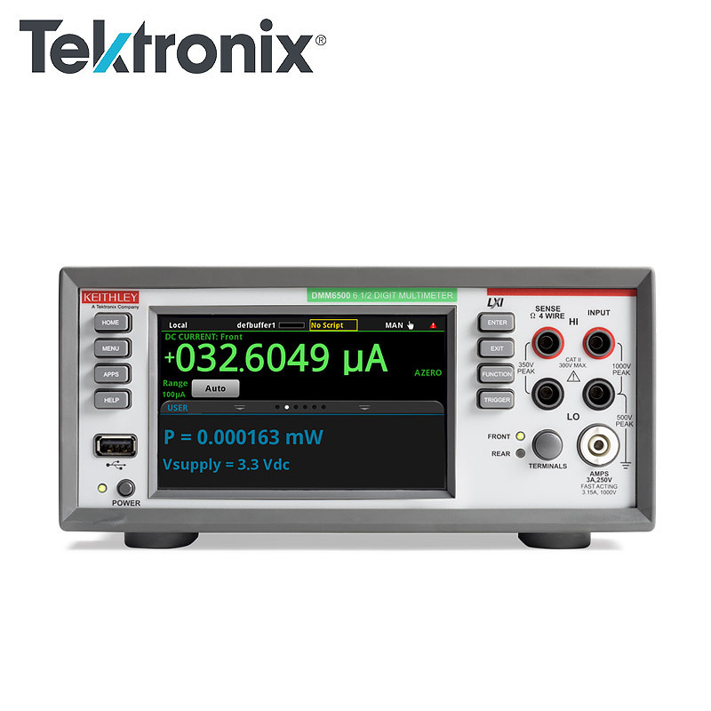 泰克吉时利六位半数字台式万用表五位半DMM6500触摸屏2110-220