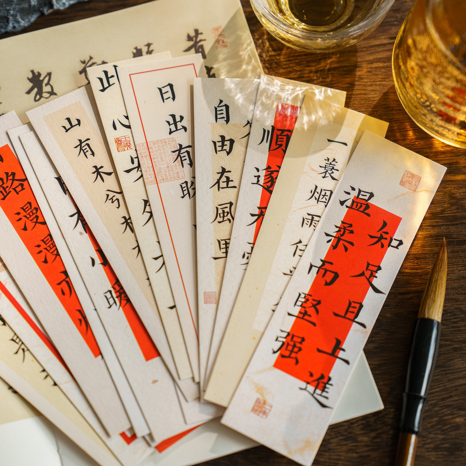 Cartucho de tinta de Mo marcadores de la manera que le gusta vivir una vida de estilo nacional único tarjeta de mensaje de felicitación de estudiantes