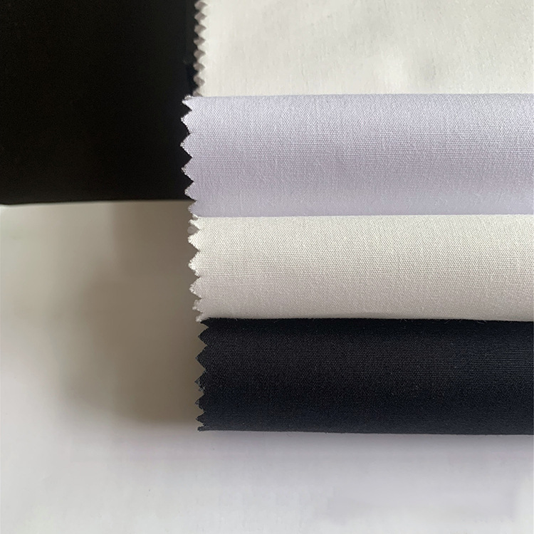 Textiles sostenibles al por mayor sin costuras de algodón blanco plano camisa de hombre image 7