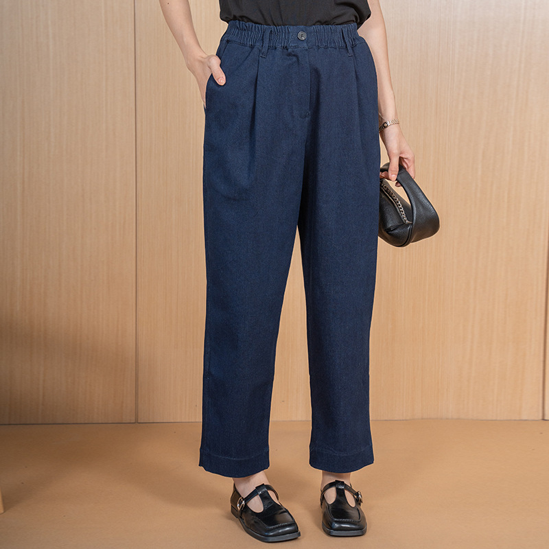 YUN Yun Spring and Autumn New Jeans Women's Retro Small All-match Casual Loose Straight Pants