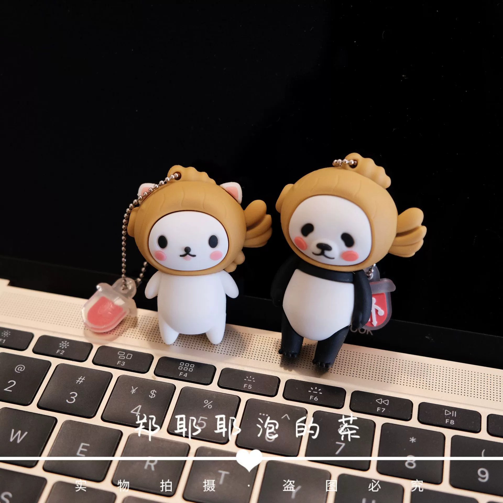 USB флеш-накопитель в виде милого персонажа, объём до 128 ГБ, белый/чёрный, для телефона и ноутбука