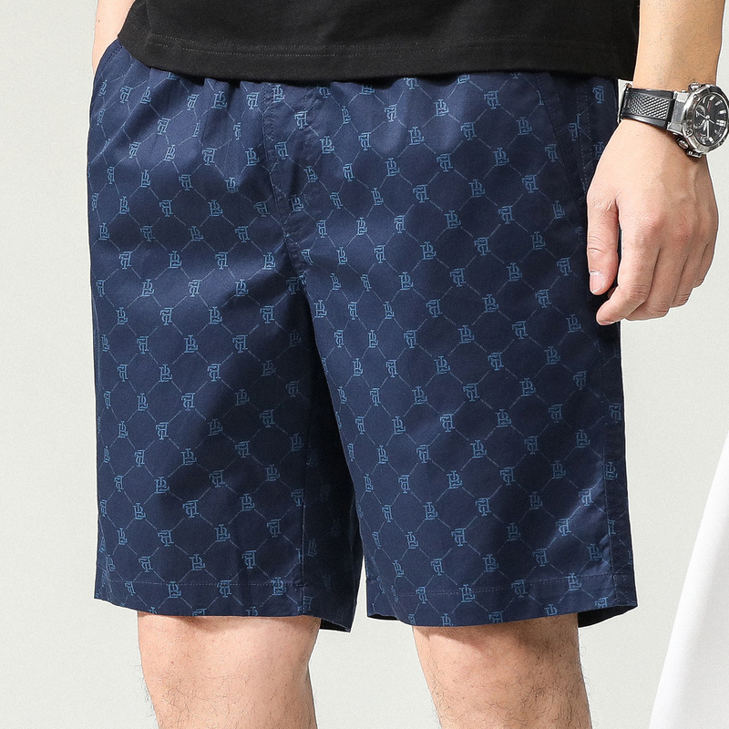 Summer New Style Men's Loose-Fitting Shorts, Sports Pure Cotton Straight-Leg Mid-Length Pants, All-Cotton Casual Large Shorts Summer New Style Men's Loose-Fitting Shorts, Sports Pure Cotton Straight-Leg Mid-Length Pants, All-Cotton Casual Large Shorts