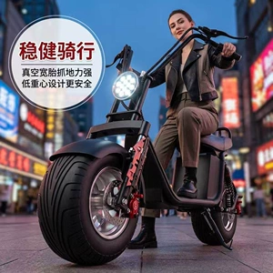 Harley elektrikli iki təkərli skuter, böyük şinlər, batareya gücü