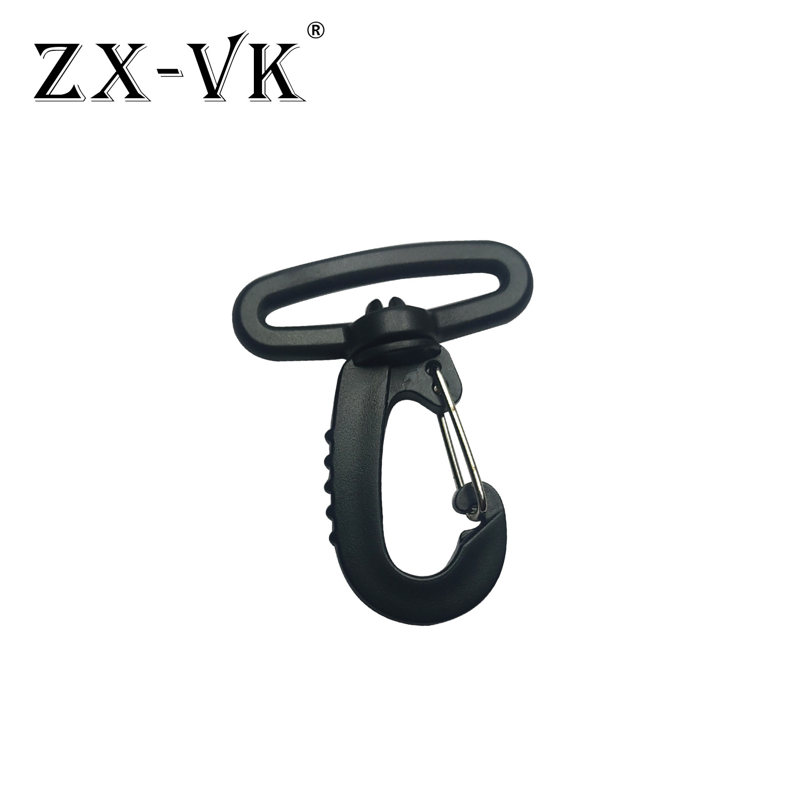 Suministro de accesorios para equipaje en stock del fabricante: etiquetas de plástico para perros, ganchos giratorios, ganchos para correas de hombro, mosquetones de plástico para mochilas.