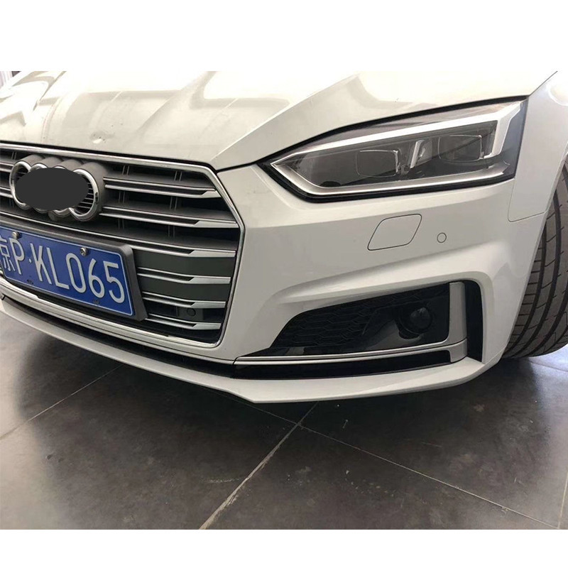 Suitable for 2017-2020 Audi A5 modified S5 fog lamp frame grille high with hole decoration ACC
