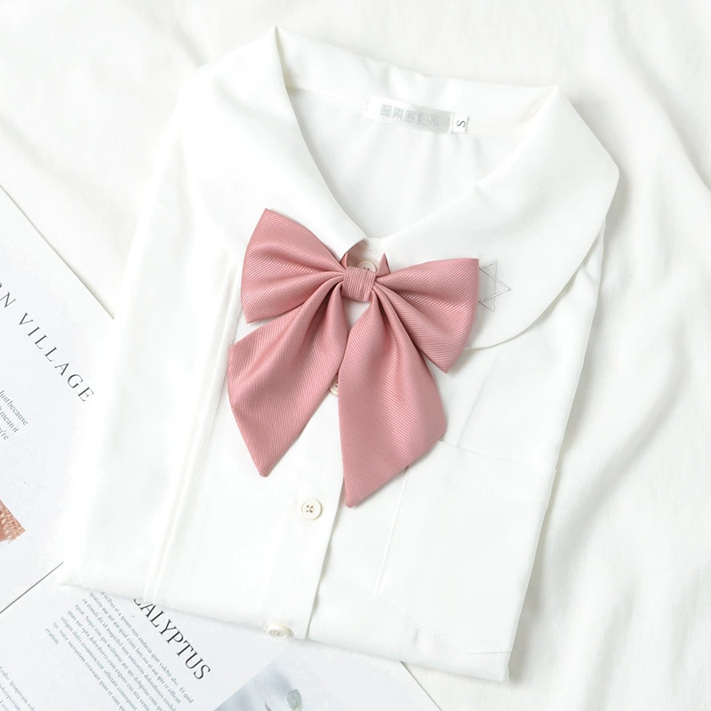 Burgundy Japanese bow tie with bow, uniform for elementary school students