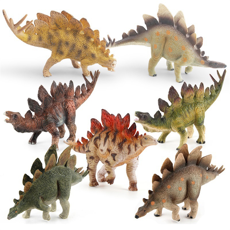 Transfronterizo de la venta caliente de los niños del Jurásico modelo de dinosaurio sólido uñas belleza dragón raza Chalong ciruela dragón dinosaurio adornos