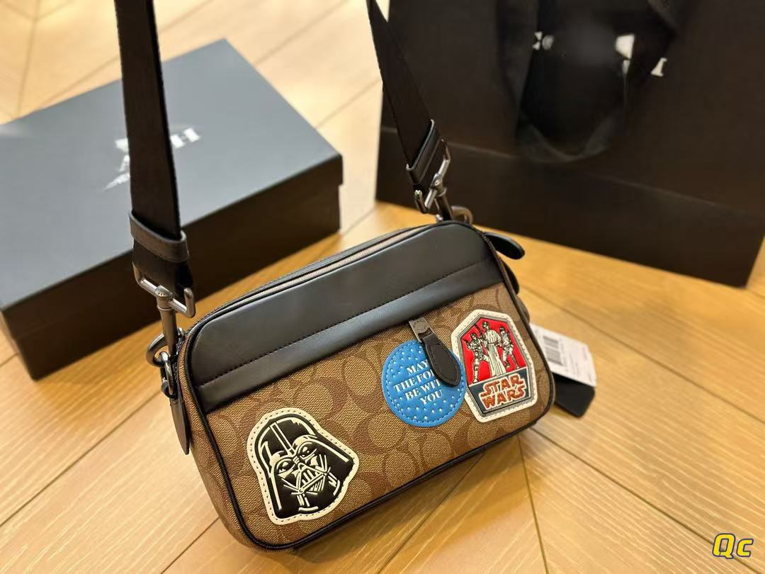 Bolso para cámara para hombre y mujer, material de PVC, bolso cruzado informal para viaje, bolso de mensajero, bolso versátil para teléfono para ir al trabajo, 22x15x5