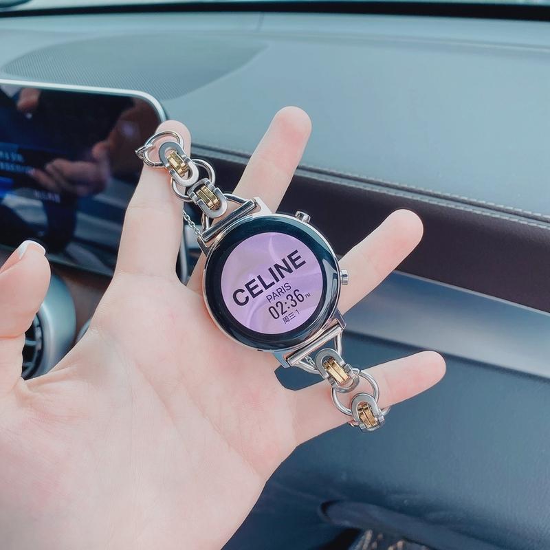 Suitable for Huawei Gt5/Gt4 Watch Strap Punk Chain Metal Bracelet Huawei Watch5 Smart Watch Gt3 Pro