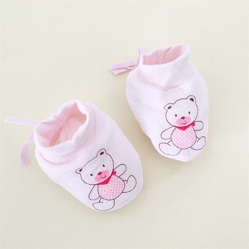 Nuevo producto verano transfronterizo delgado de dibujos animados para bebés y niños pequeños, guantes anti-agarre de malla transpirables para bebés recién nacidos