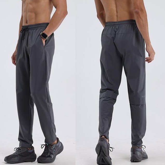 Pantalones deportivos y de ocio Lulu transfronterizos Pantalones de secado rápido para correr al aire libre para hombres Pantalones de entrenamiento de baloncesto sueltos para otoño e invierno