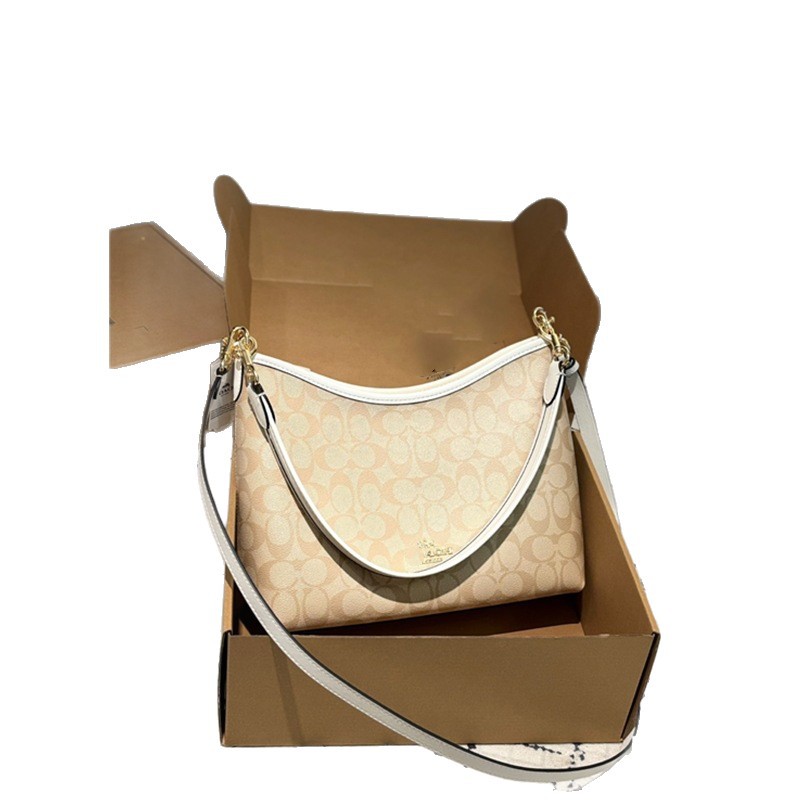 2025 New Laurel Wander Bag Classic Monogram Hobo Shoulder Bag Large Capacity Denim Blue Tote Bag For Women - Thumbnail 5