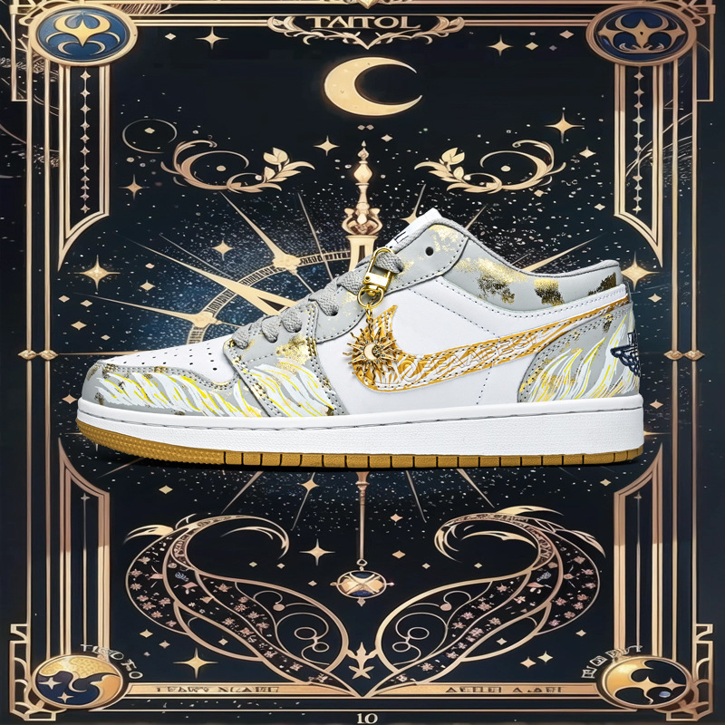 New authentic AJ1 Sun God limited edition Apollo versatile retro sports casual low-top couple sneakers for men and women