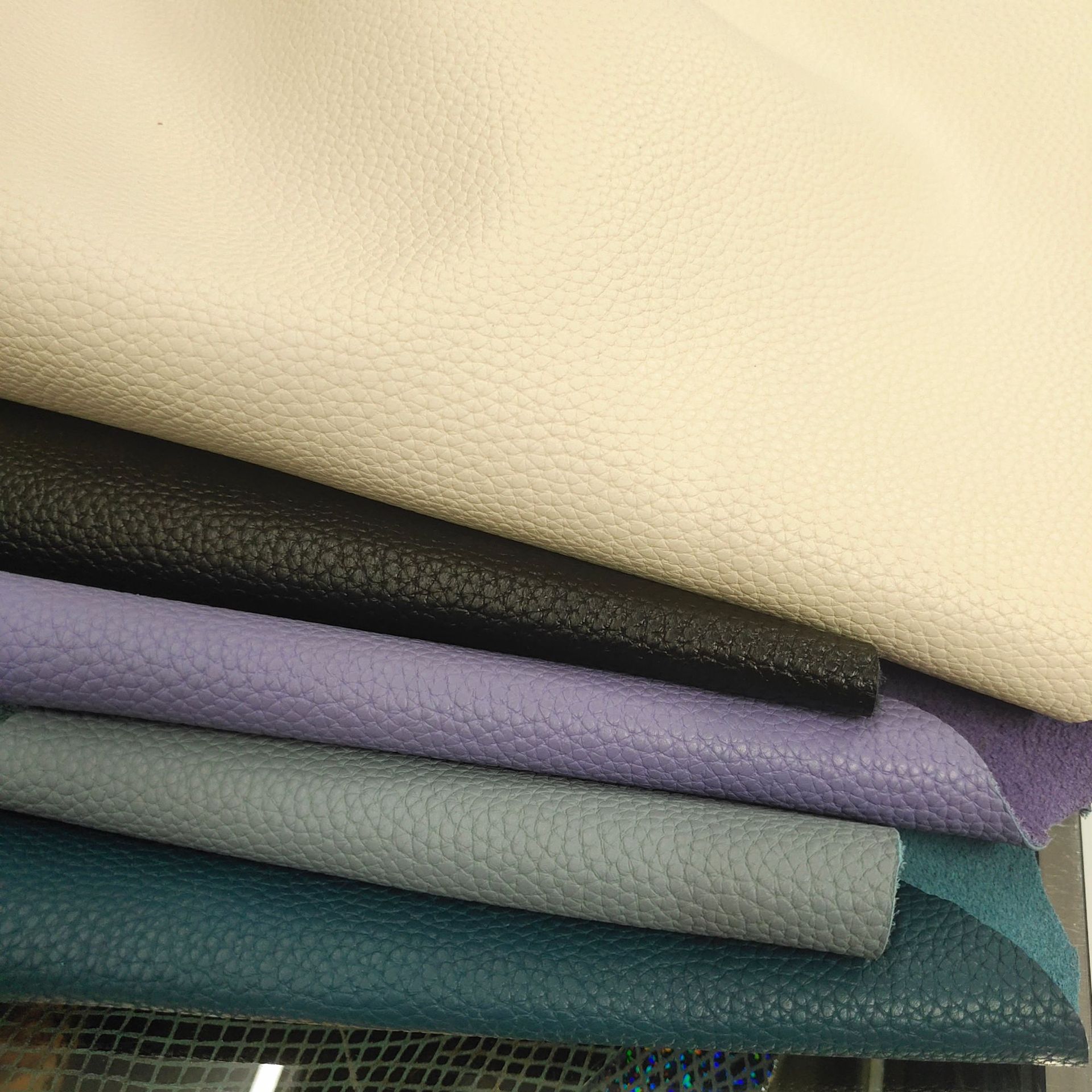 二层荔枝纹1.4厚荔枝纹面细羊纹底双面箱包手袋皮革沙发