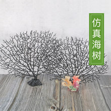 盘饰装饰创意菜珊瑚树海底铁树珊瑚树鱼缸花瓶造景海树装饰