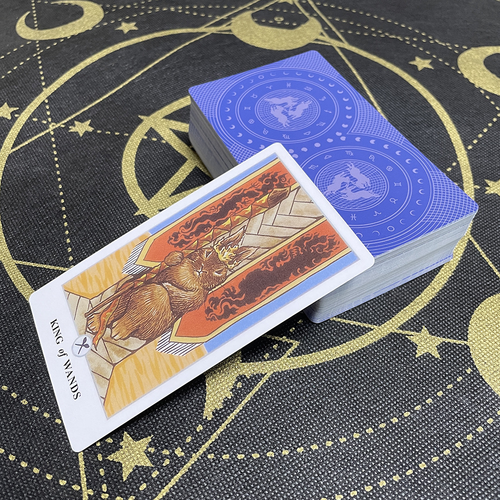 Cute Lunalapin Rabbit Tarot Oracle Cards Party Game Set_voghion.com