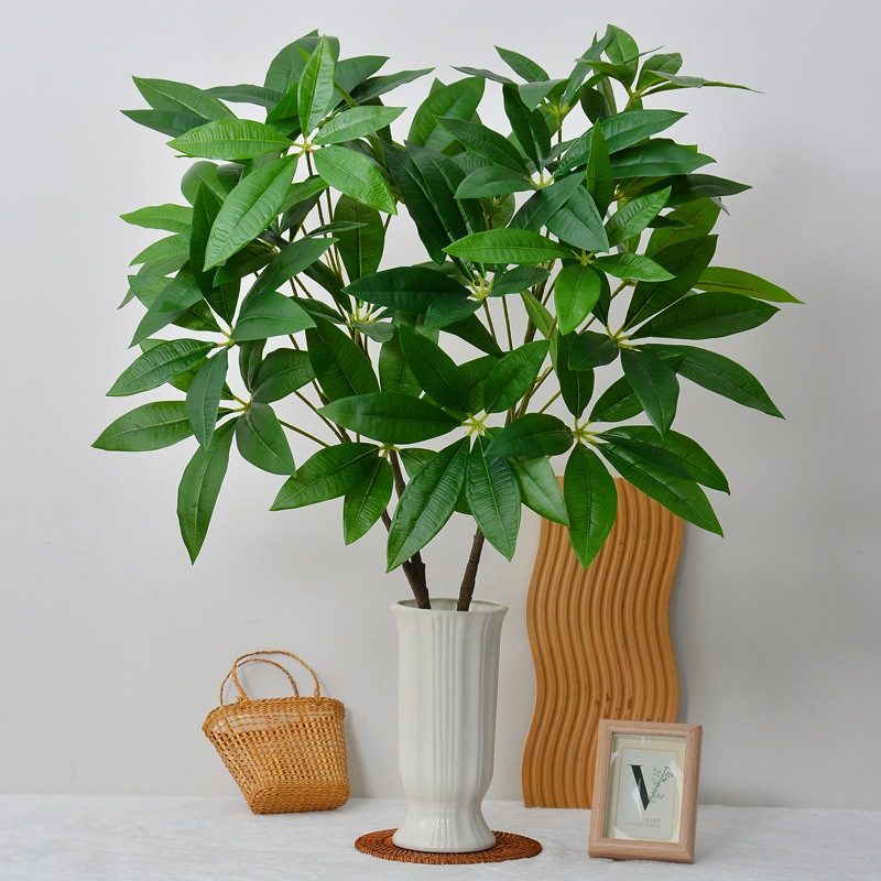 Simulation of Plant Fortune Leaf Net Celebrity Ins Style Homestay Home Decoration Engineering Photography Flower Art Money Tree Fake Leaf
