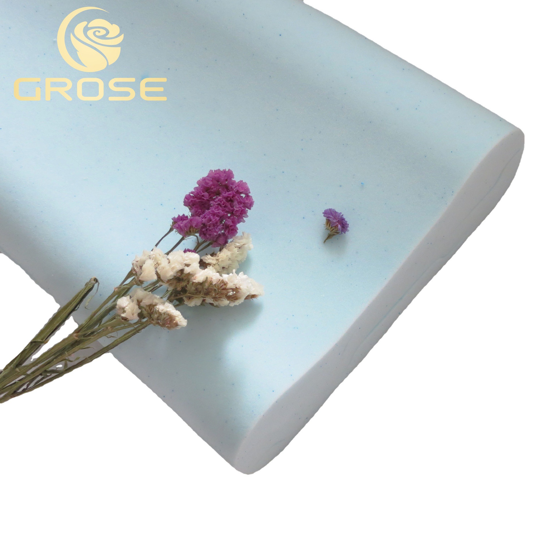 B形軟硬高低枕三層慢回彈記憶枕波浪形成人孕婦記憶棉枕頭