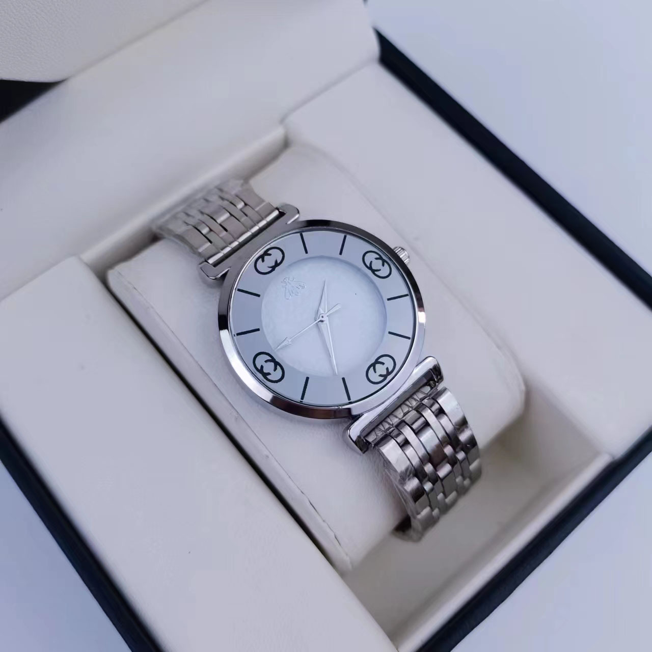 New Hot G Home Waterproof Steel Band Women's Watch Fashion Simple Student Watch Automatic Quartz Watch