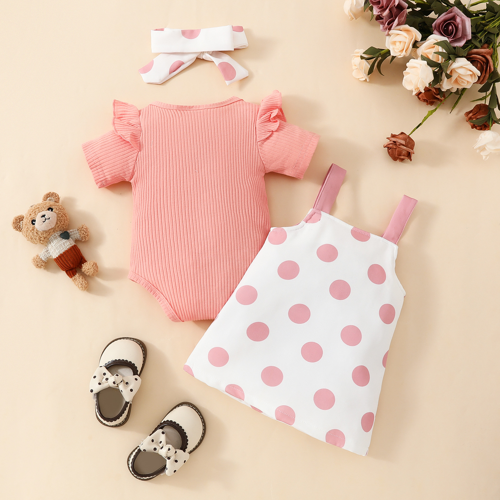 Simple Style Cartoon Cotton Baby Clothing Sets display picture 11